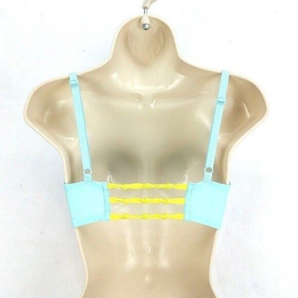 Victorias Secret Demi Bra Strappy Front Close 32dd - Picture 3 of 6